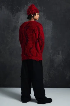 Trippie Redd Extreme Wide Leg Double Waistband Jogger | BoohooMAN UK