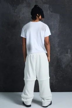 Trippie Redd Extreme Wide Leg Double Waistband Jogger | BoohooMAN UK