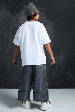 Trippie Redd Oversized Extended Neck Heavyweight Sorry T-shirt | BoohooMAN UK