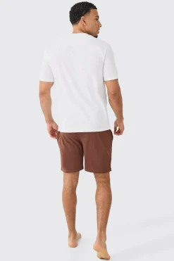 T-shirt & Short Lounge Set | BoohooMAN UK