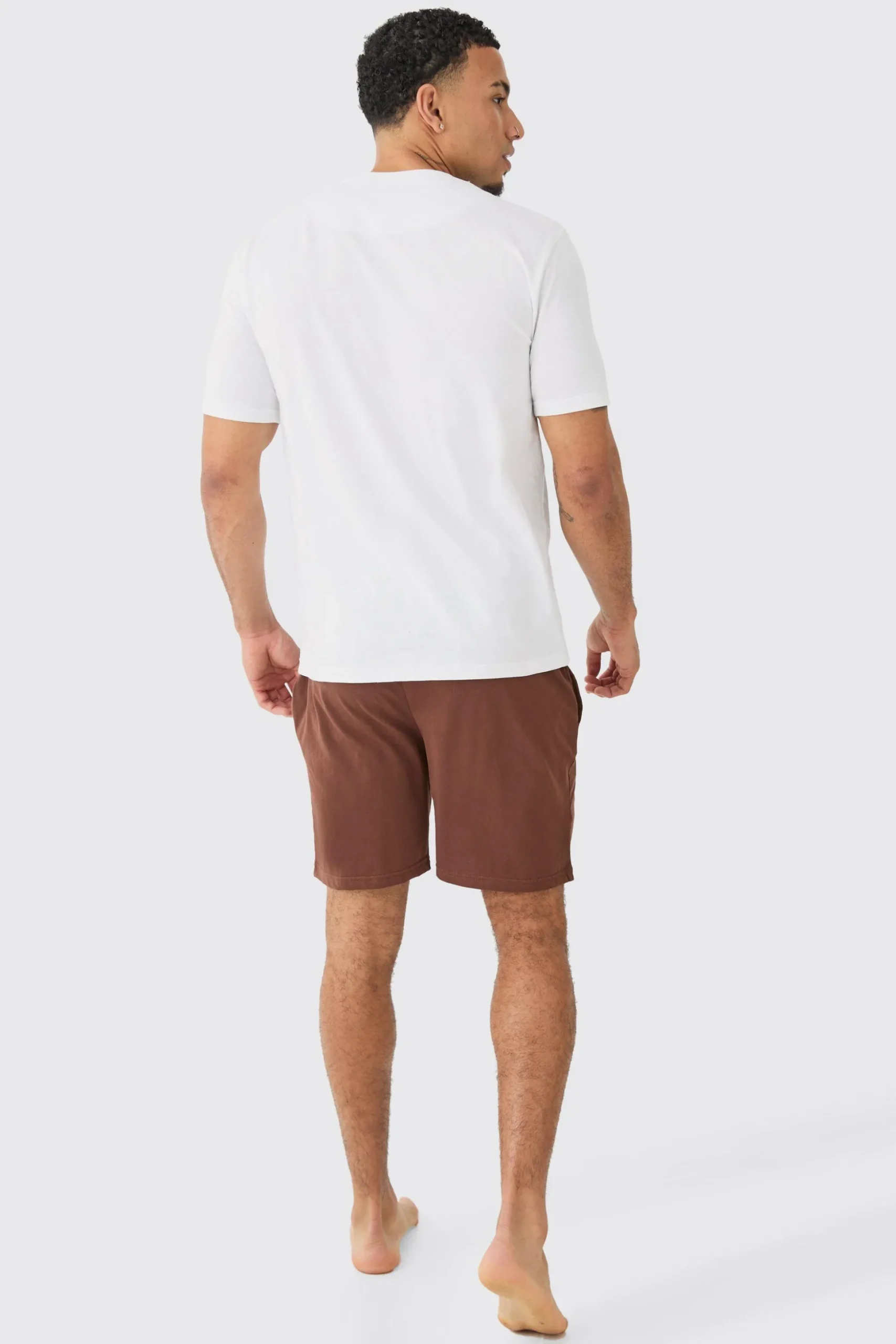 T-shirt & Short Lounge Set | BoohooMAN UK