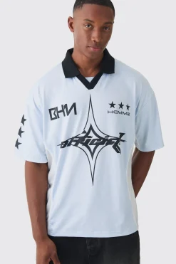 V Neck Official Football Polo | BoohooMAN UK