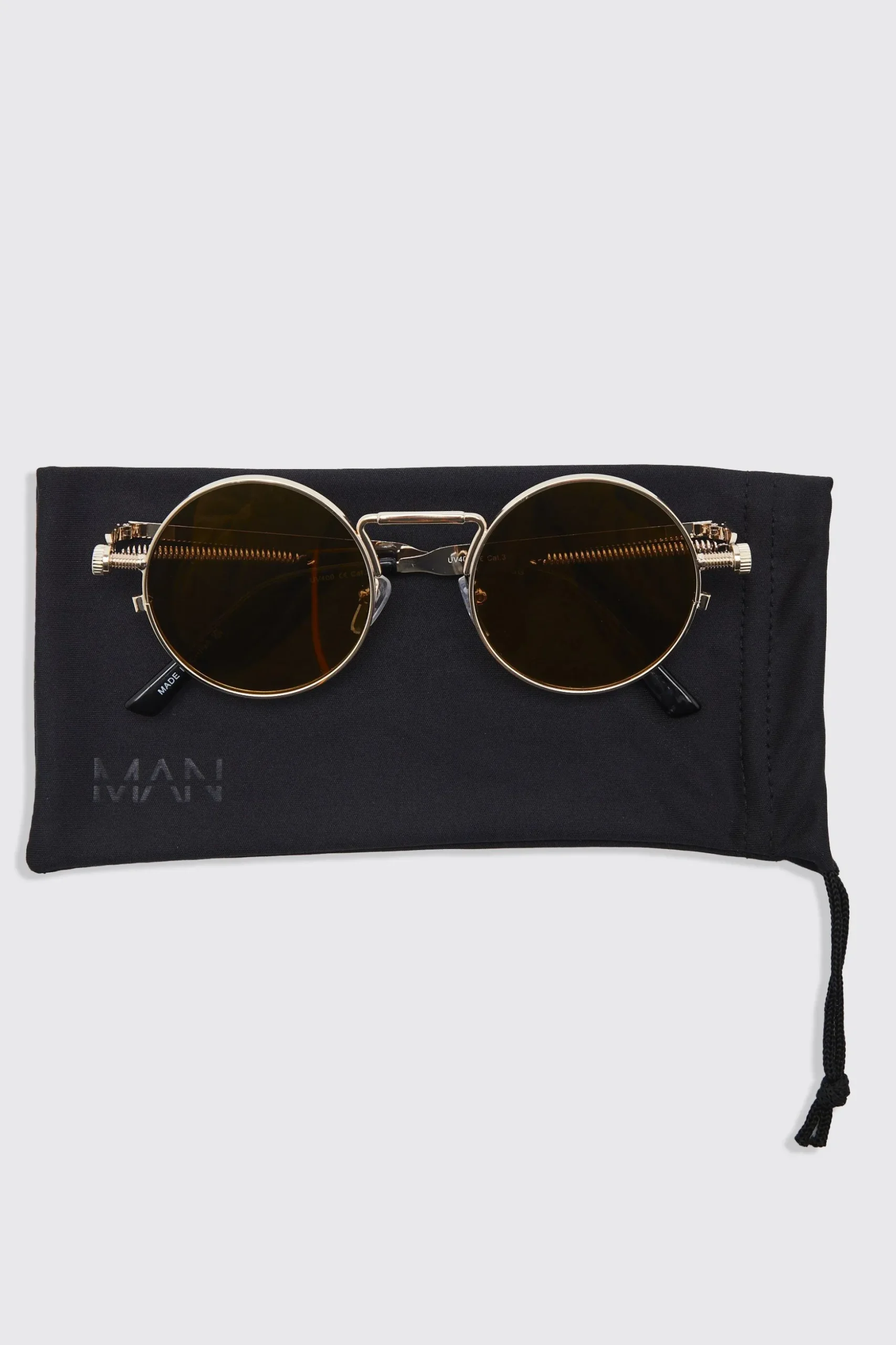 Vintage Crew Arm Sunglasses | BoohooMAN UK