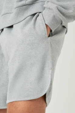 Volley Short Length Heavyweight Ribbed Short | BoohooMAN UK
