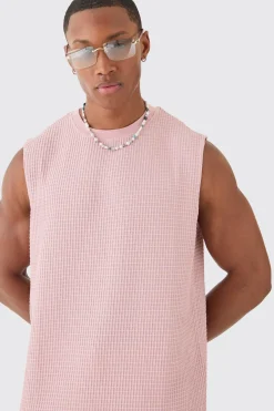Waffle Tank | BoohooMAN UK