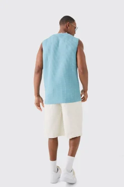 Waffle Tank | BoohooMAN UK