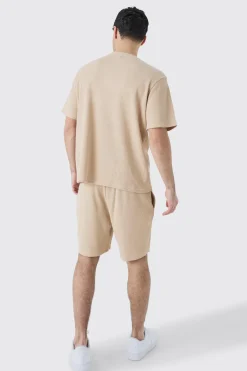 Waffle T-shirt | BoohooMAN UK