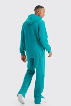 Washed Over Head Hoodie | BoohooMAN UK
