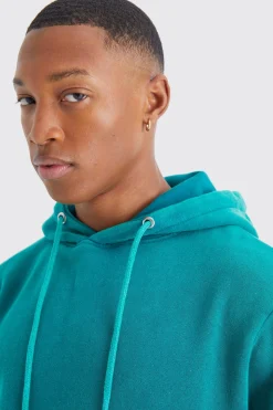 Washed Over Head Hoodie | BoohooMAN UK