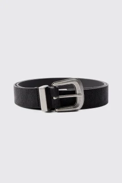 Western Buckle Belt | BoohooMAN UK