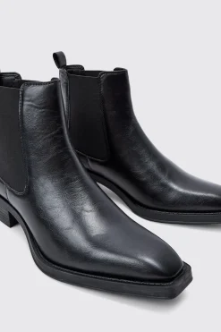 Western Style Chelsea Boots | BoohooMAN UK