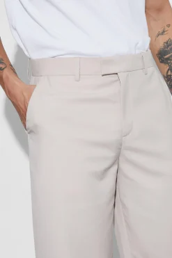 Wide Leg Tailored Trouser | BoohooMAN UK