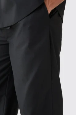 Wide Leg Tailored Trousers | BoohooMAN UK