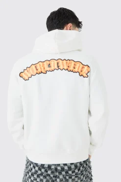Worldwide Back Print Hoodie | BoohooMAN UK