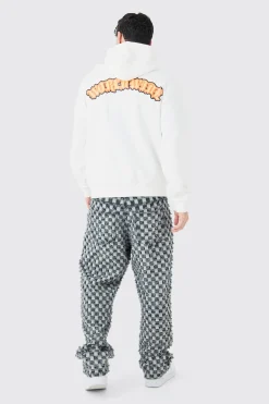 Worldwide Back Print Hoodie | BoohooMAN UK