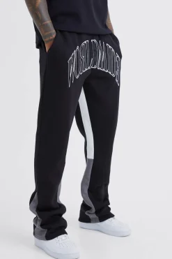 Worldwide Contrast Stitch Gusset Jogger | BoohooMAN UK