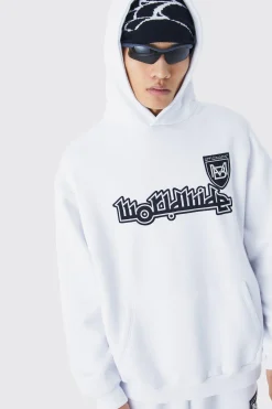 Worldwide Football Oversized Hooded Tracksuit | BoohooMAN UK