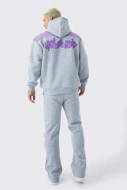 Worldwide Oversized Gusset Tracksuit | BoohooMAN UK