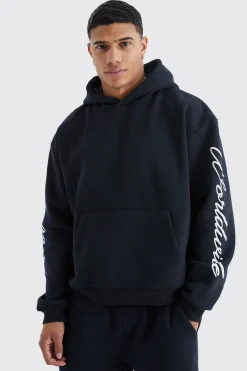 Worldwide Placement Printed Gusset Tracksuit | BoohooMAN UK