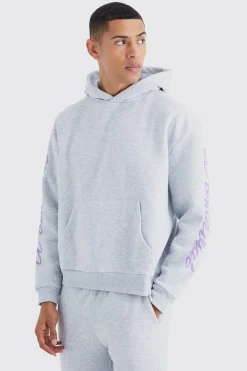 Worldwide Placement Printed Gusset Tracksuit | BoohooMAN UK