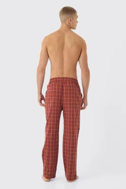 Woven Check Lounge Bottoms | BoohooMAN UK