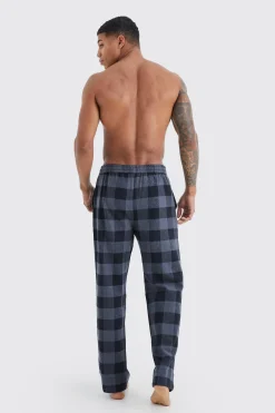 Woven Check Loungewear Pants | BoohooMAN UK